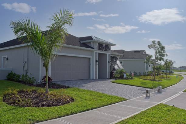 Permeable Paver Driveway in Meadows Place, TX